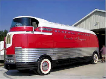 The finished restoration of the Futurliner